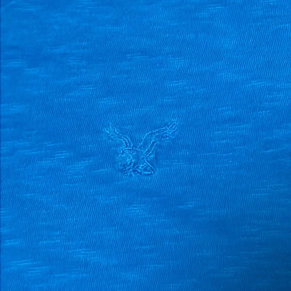 Men’s blue American Eagle, V-neck T-shirt - Picture 2 of 4